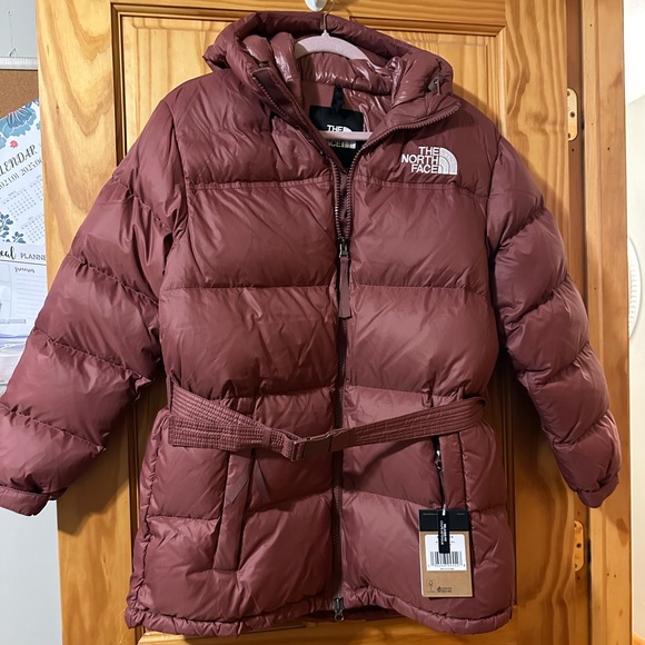 The North Face Women’s Nuptse Belted Mid Jacket, size Med fits like a Lg - Picture 5 of 12